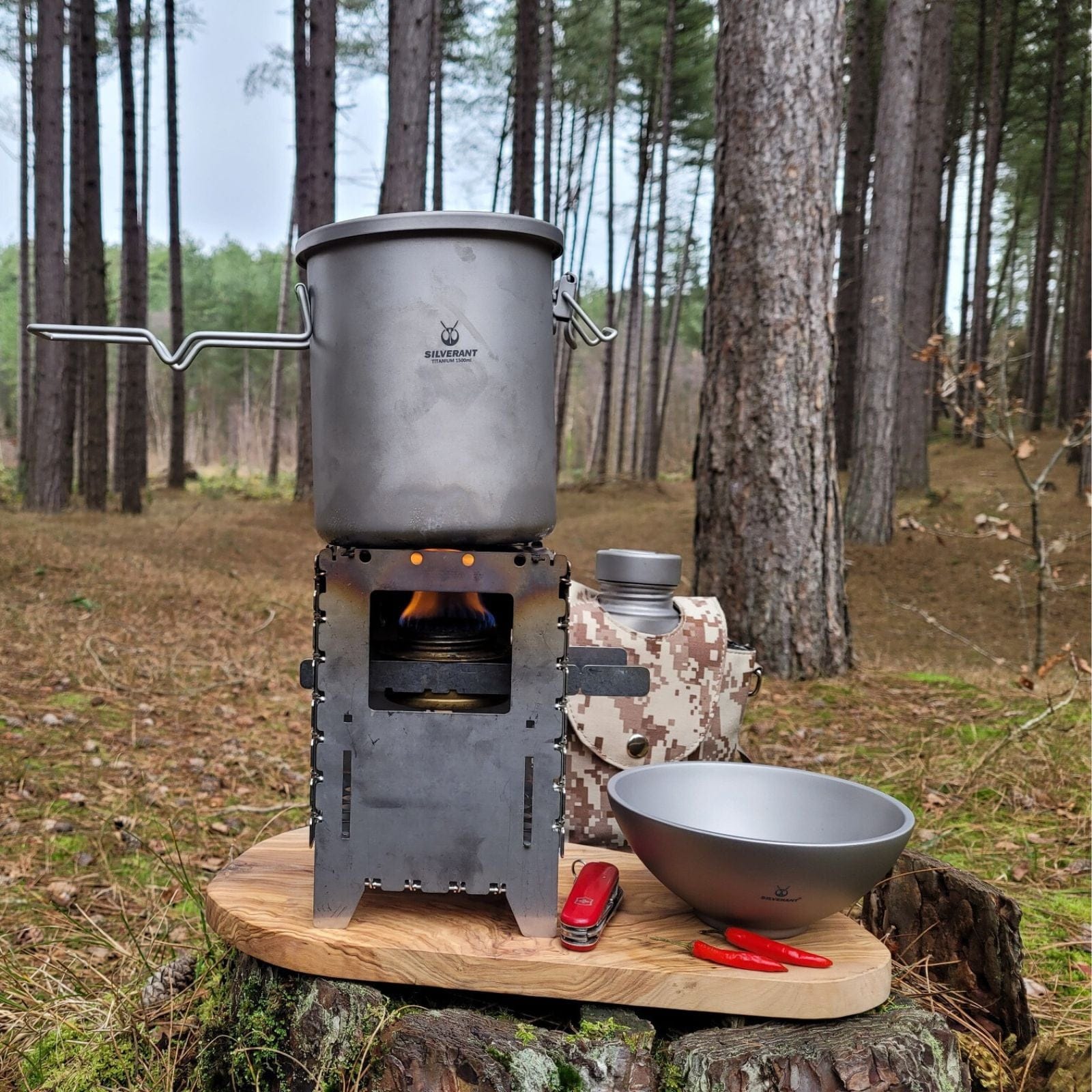 Titanium Double-Wall Bowl | SilverAnt Outdoors