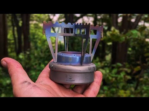 Ultralight Titanium Multi-Fuel Alcohol Stove