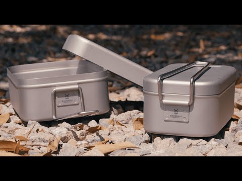 Ultralight Titanium Mess Tins - 2 Sizes | SilverAnt Outdoors