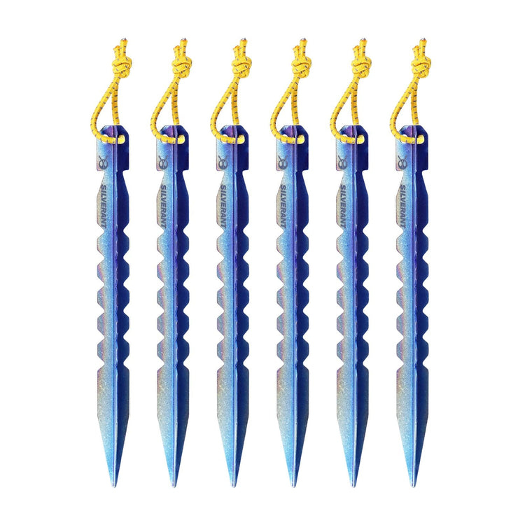 
                  
                    SilverAnt Outdoors Titanium Y-Shape Tent Stakes - 6-Pack - Medium
                  
                