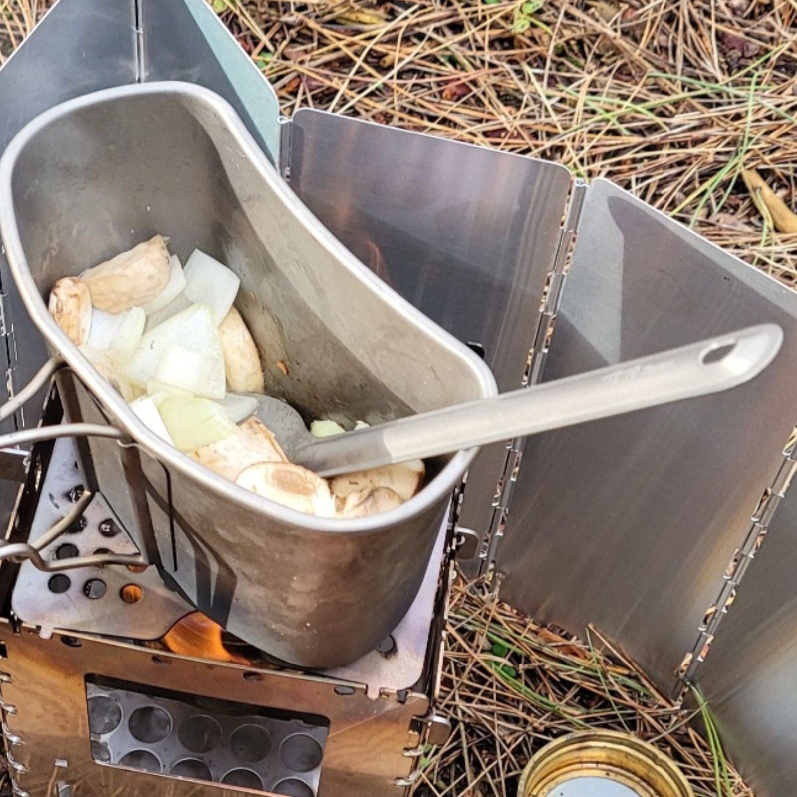 Long Handle Titanium Spork | SilverAnt Outdoors