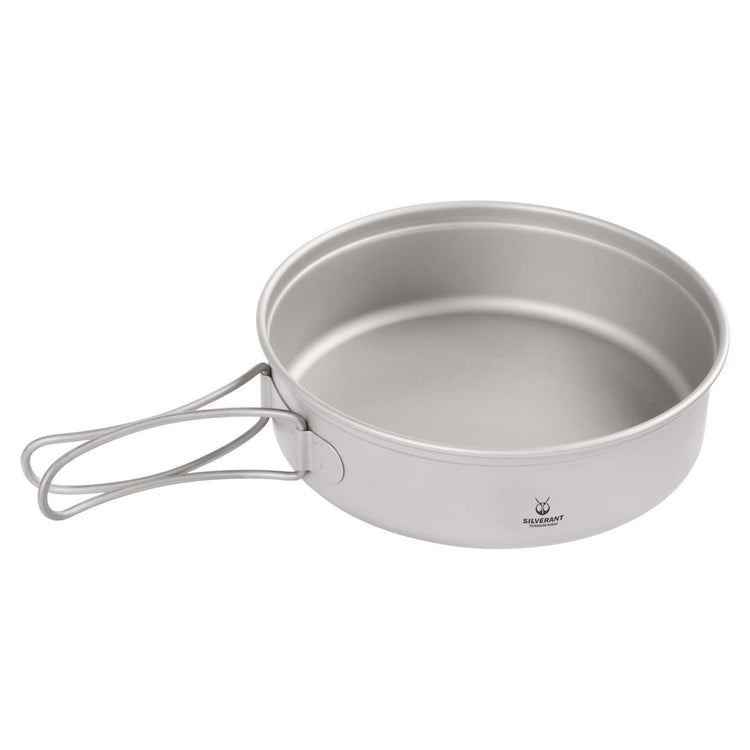 
                  
                    SilverAnt Ultralight 2-Piece Titanium Cookware Set - Frying Pan on a white background
                  
                
