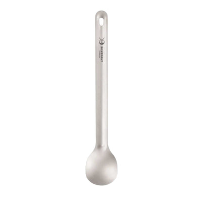 Ultralight Titanium Long Handle Spoon Sandblasted - Main image