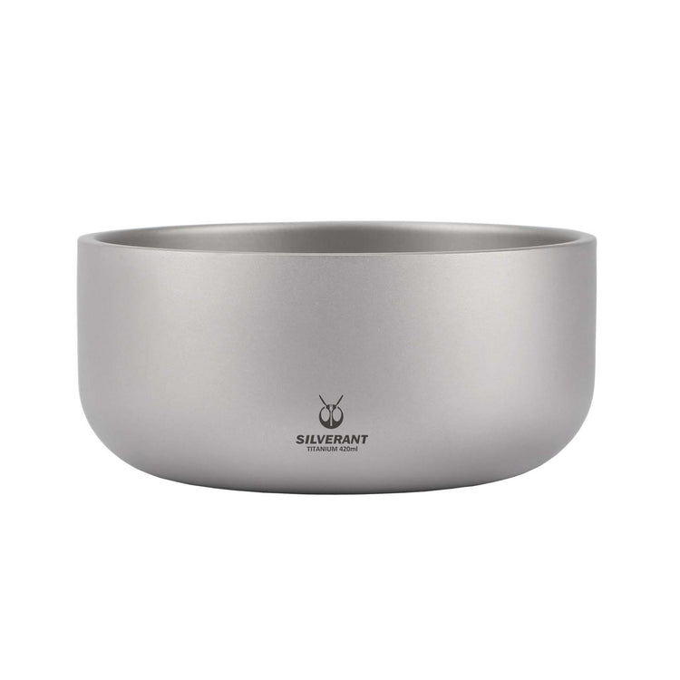 SilverAnt Ultralight Titanium Backcountry Double Wall Bowl 420ml/14.2fl oz - main image