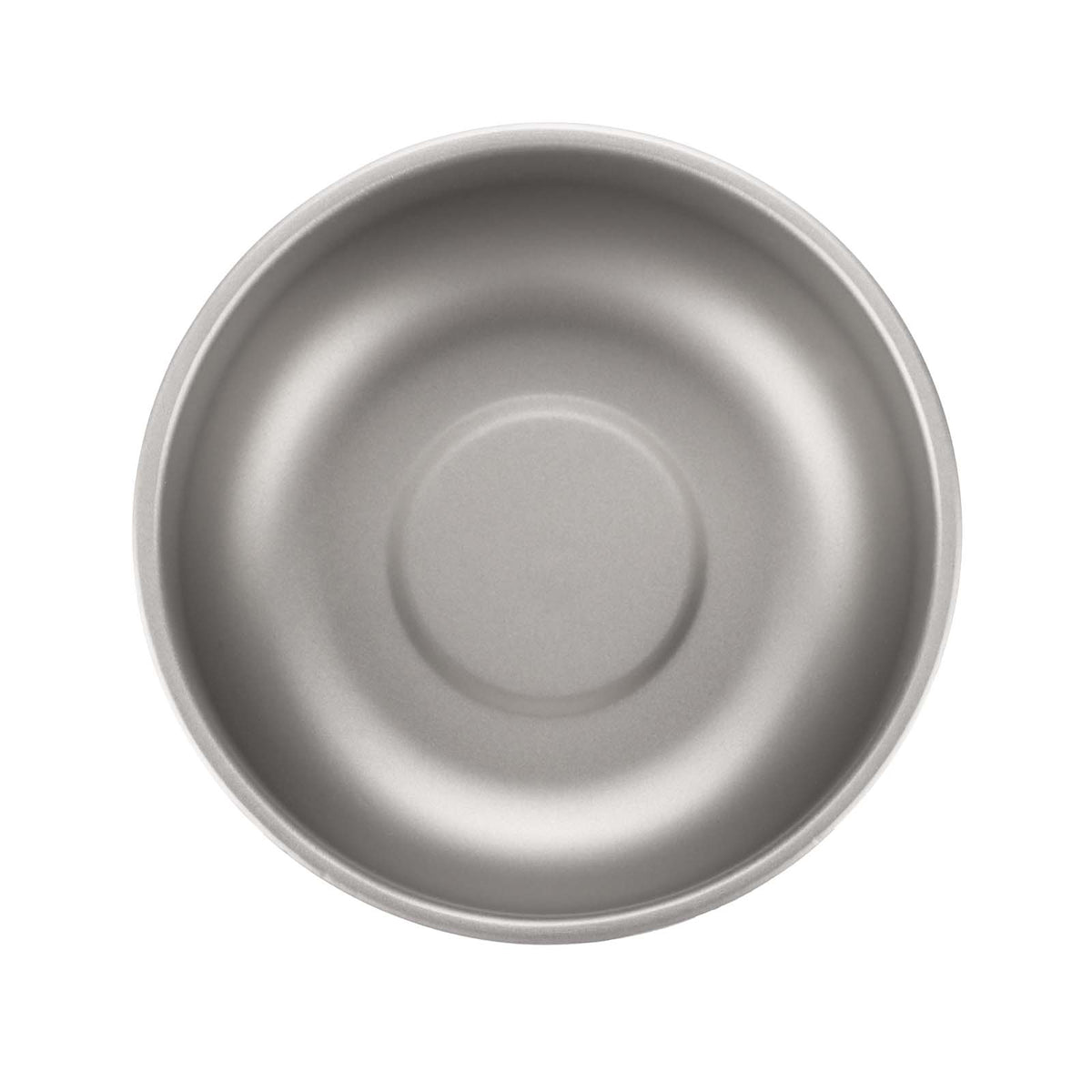 SilverAnt Ultralight Titanium Backcountry Double Wall Bowl 420ml/14.2fl oz - inside, top view