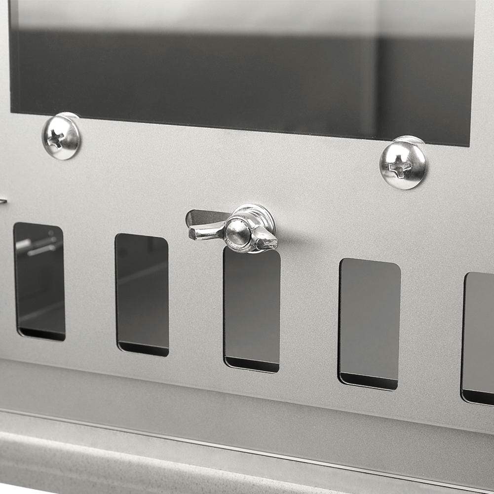 SilverAnt Ultralight Titanium Large Foldable Wood Burning Stove - Close-up of vent lock