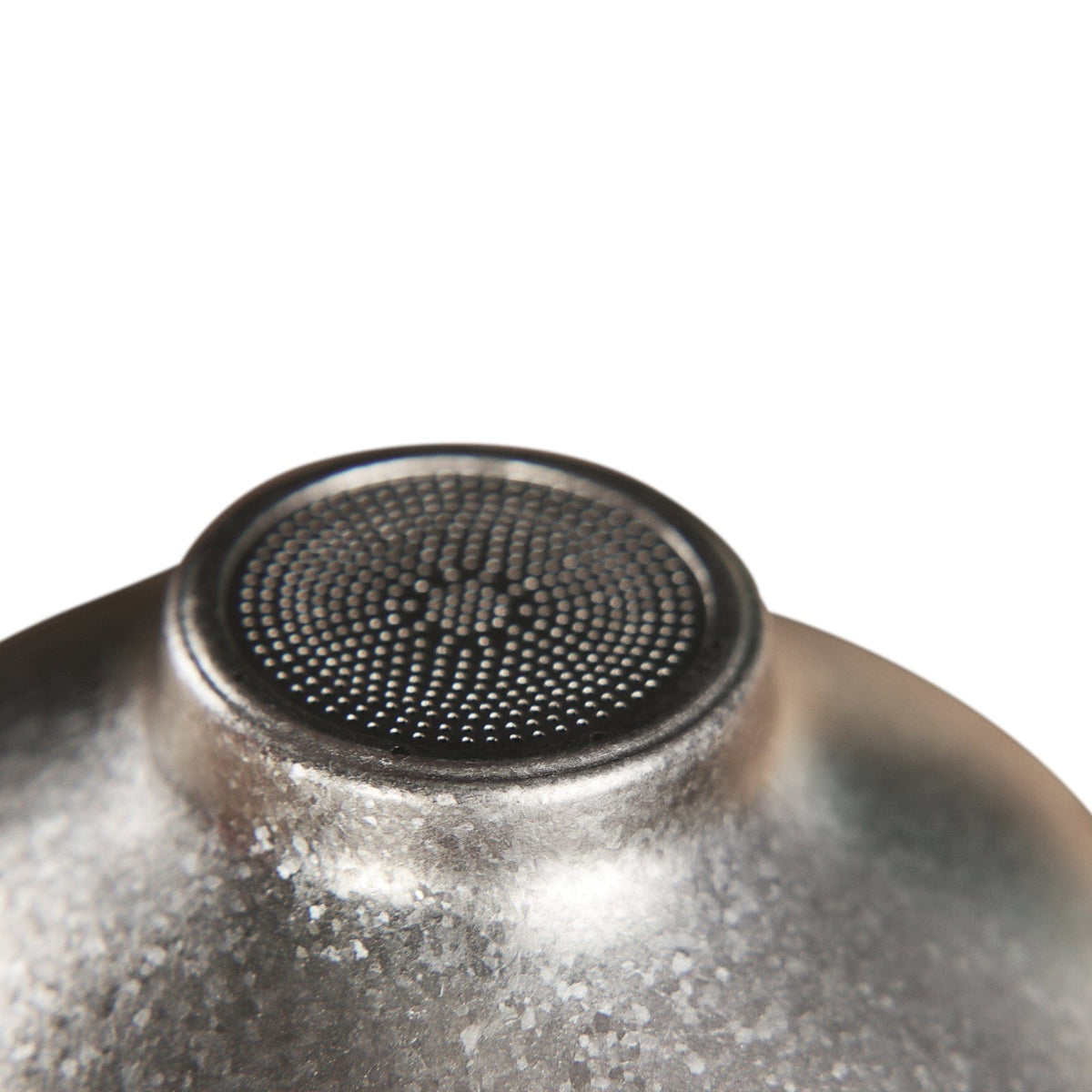 SilverAnt Ultralight Titanium Tea Filter Crystallized - close-up photo of filter, upside down
