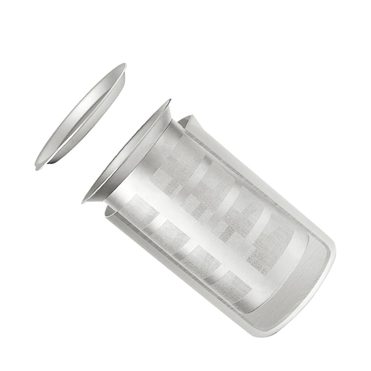 
                  
                    SilverAnt Ultralight Titanium Tea Pour Over Filter 350ml/12.3 fl oz (showing all parts/components, angled view)
                  
                