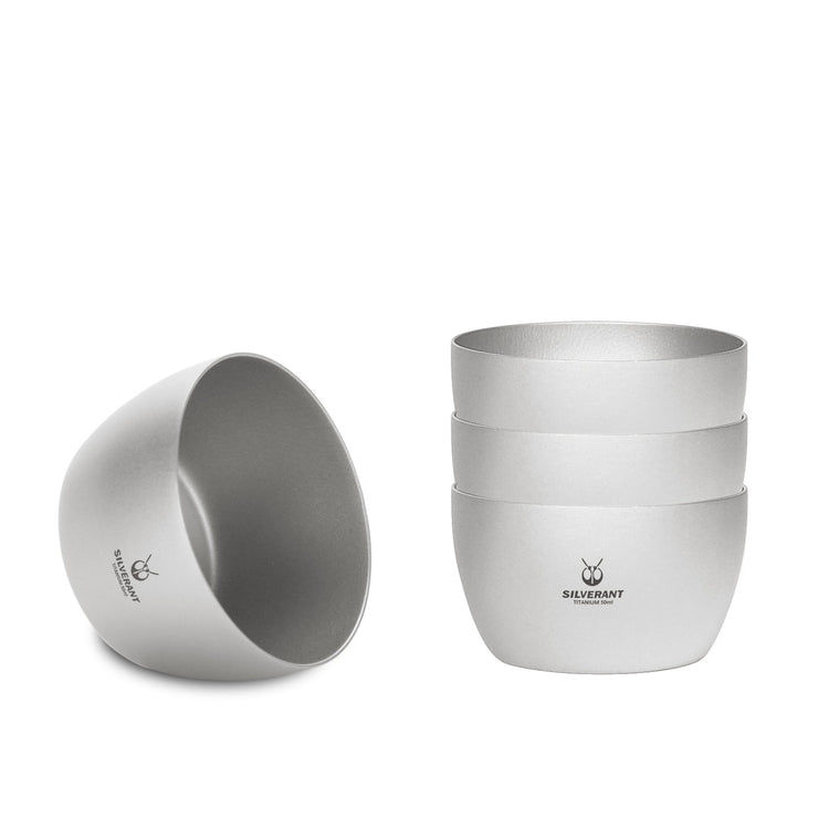 
                  
                    SilverAnt Ultralight Titanium Teapot & Traditional Tea Set - Double-Wall Cups photo
                  
                