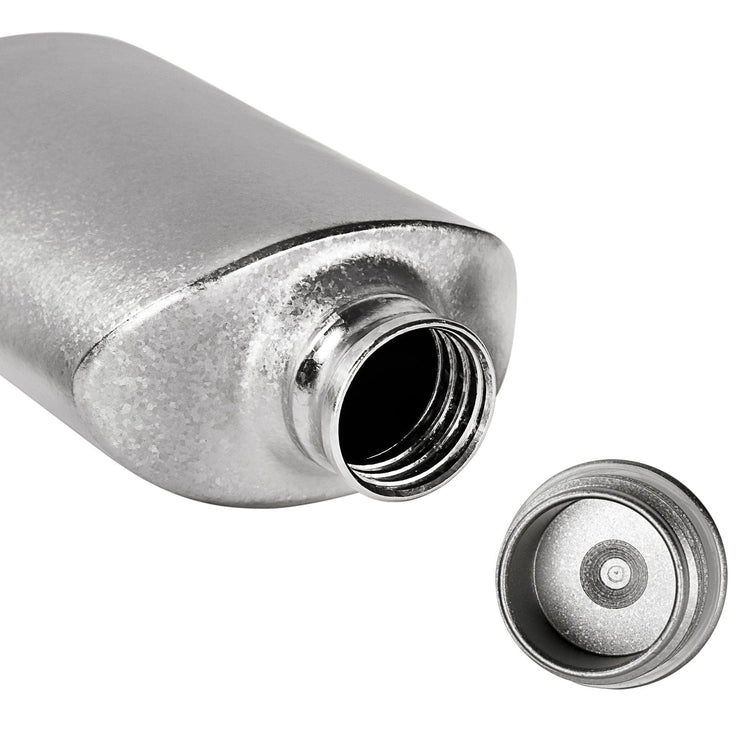 
                  
                    SilverAnt Ultralight Titanium Water Bottle 600ml/21 fl oz Slim - Crystallized (open, laid flat on its side)
                  
                