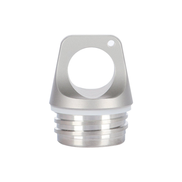 
                  
                    SilverAnt Ultralight Titanium Water Bottle 800ml/28.16 fl oz (Slim) - Sandblasted Titanium Lid close-up
                  
                