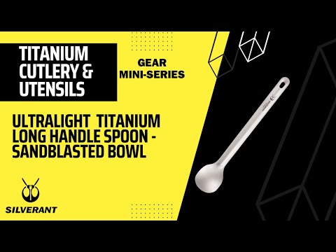 
                  
                    Load and play video in Gallery viewer, Long Handle Titanium Spoon
                  
                