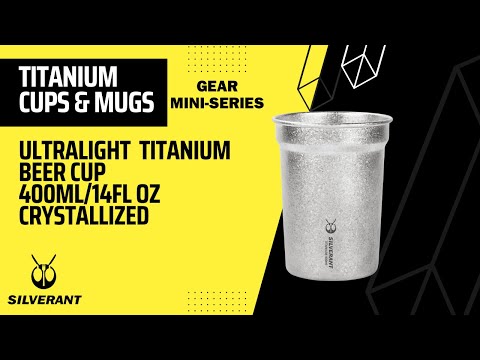 
                  
                    Load and play video in Gallery viewer, Ultralight Titanium Beer Cup 400ml/14fl oz
                  
                