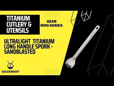 
                  
                    Load and play video in Gallery viewer, Long Handle Titanium Spork
                  
                