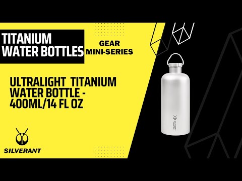 
                  
                    Load and play video in Gallery viewer, Titanium Water Bottle - 400ml/14 fl oz
                  
                