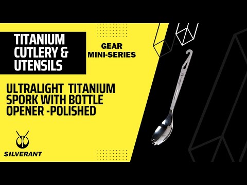 
                  
                    Load and play video in Gallery viewer, Ultralight Titanium Spork with Bottle Opener
                  
                
