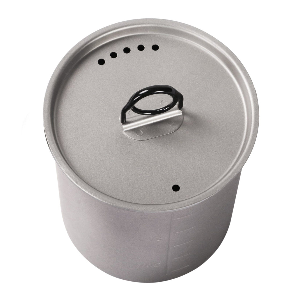 
                  
                    Titanium 750ml Pot With Lid - SilverAnt Outdoors
                  
                