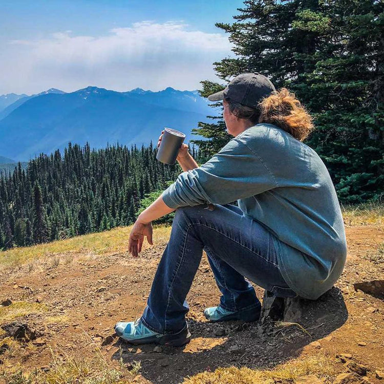 
                  
                    Titanium Double-Wall Coffee Cup 400ml/14 fl oz - SilverAnt Outdoors
                  
                