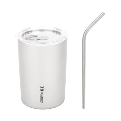 Titanium Double-Wall Coffee Cup 400ml/14 fl oz - SilverAnt Outdoors