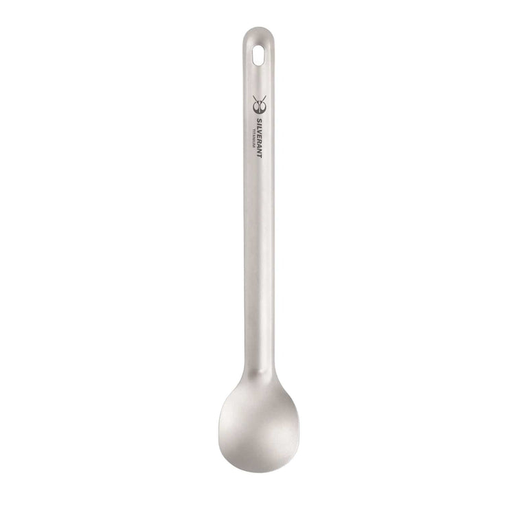 Ultralight Titanium Long Handle Spoon - SilverAnt Outdoors
