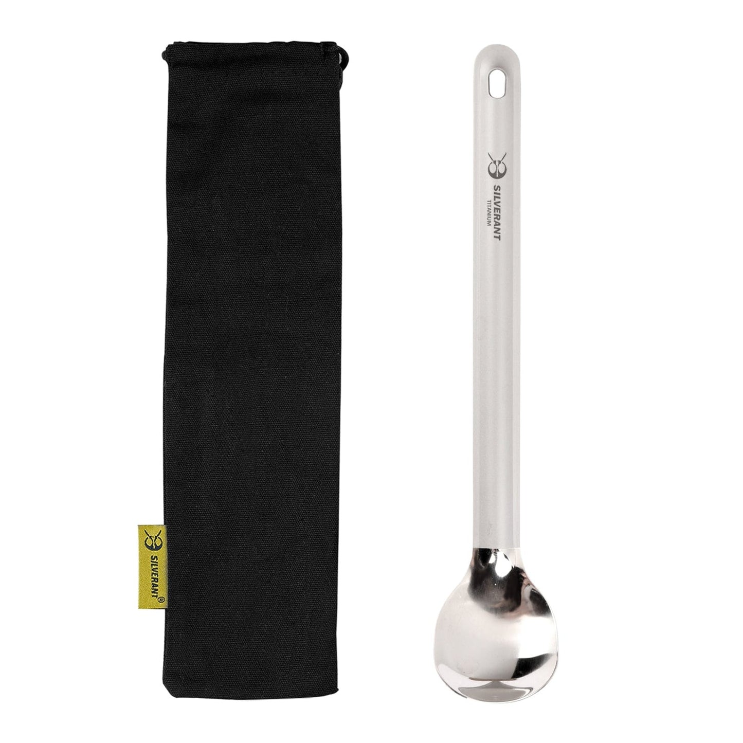 
                  
                    Ultralight Titanium Long Handle Spoon - SilverAnt Outdoors
                  
                