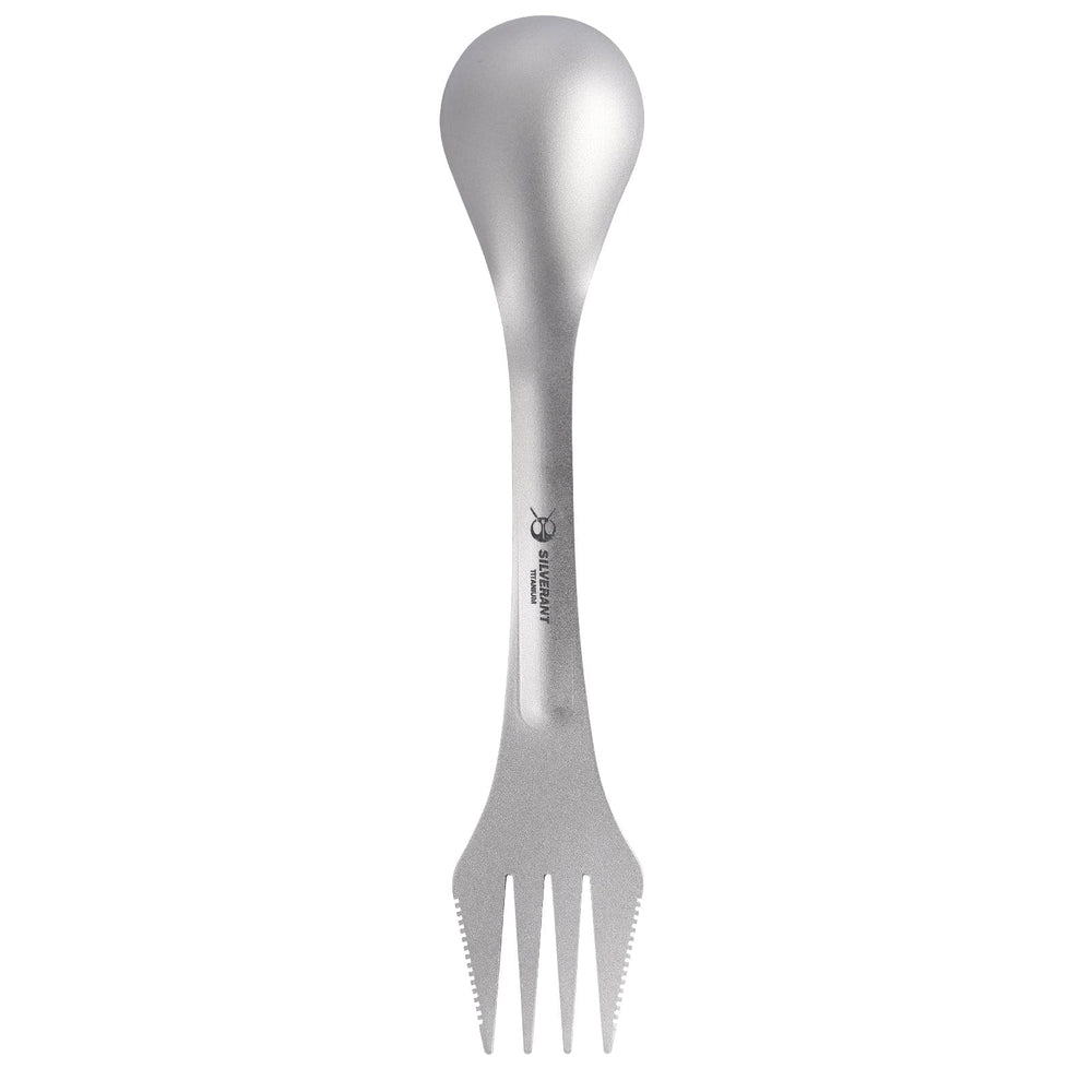
                  
                    Titanium Spork 3-in-1 Knife Fork Spoon - SilverAnt Outdoors
                  
                