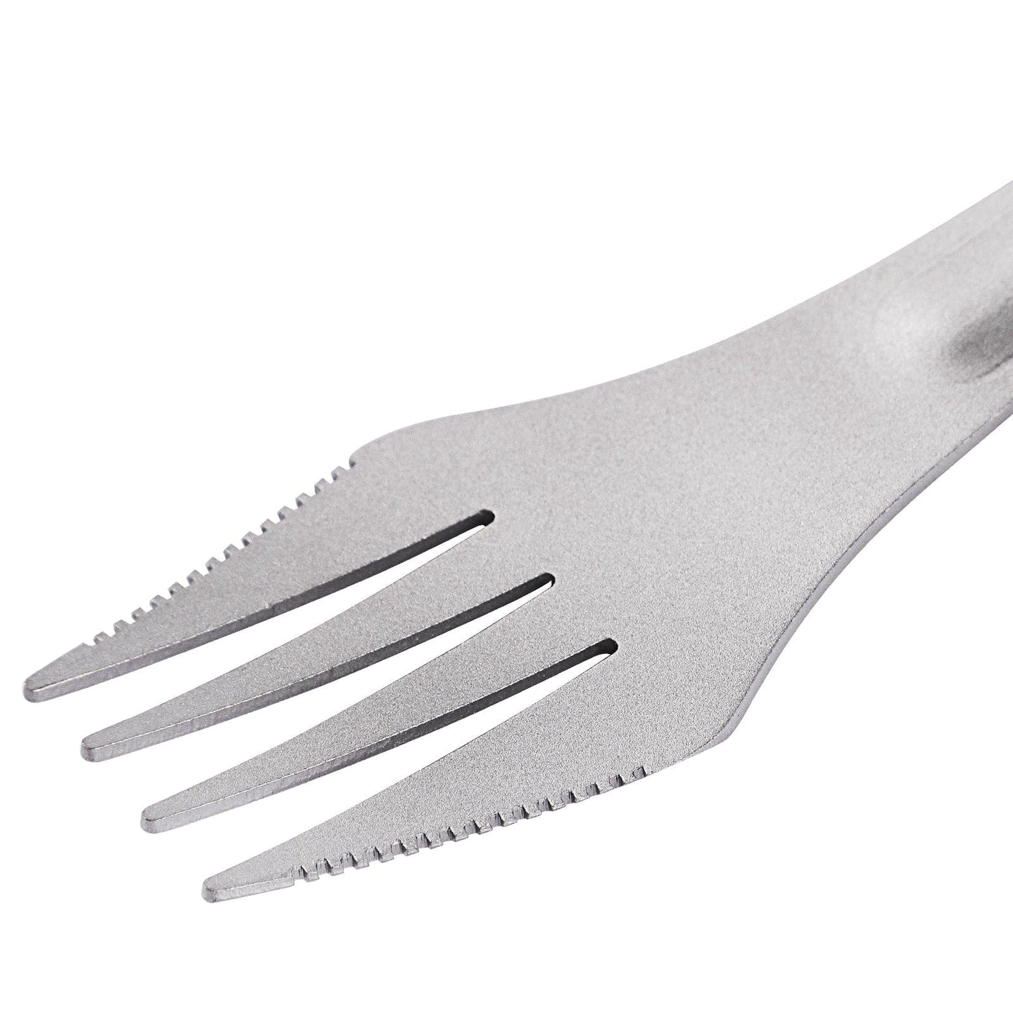 Titanium Spork 3-in-1 Knife Fork Spoon - SilverAnt Outdoors