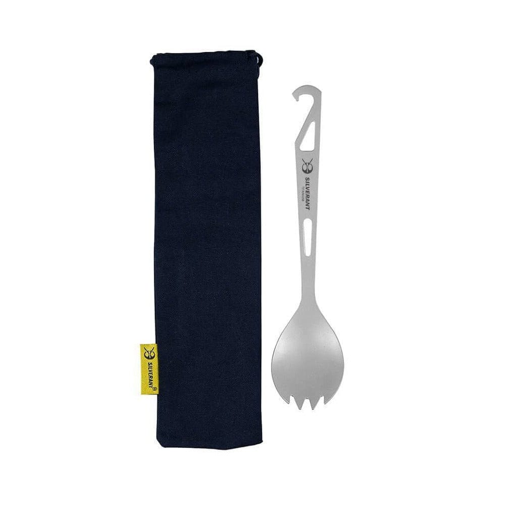 Ultralight Titanium Spork Bottle Opener