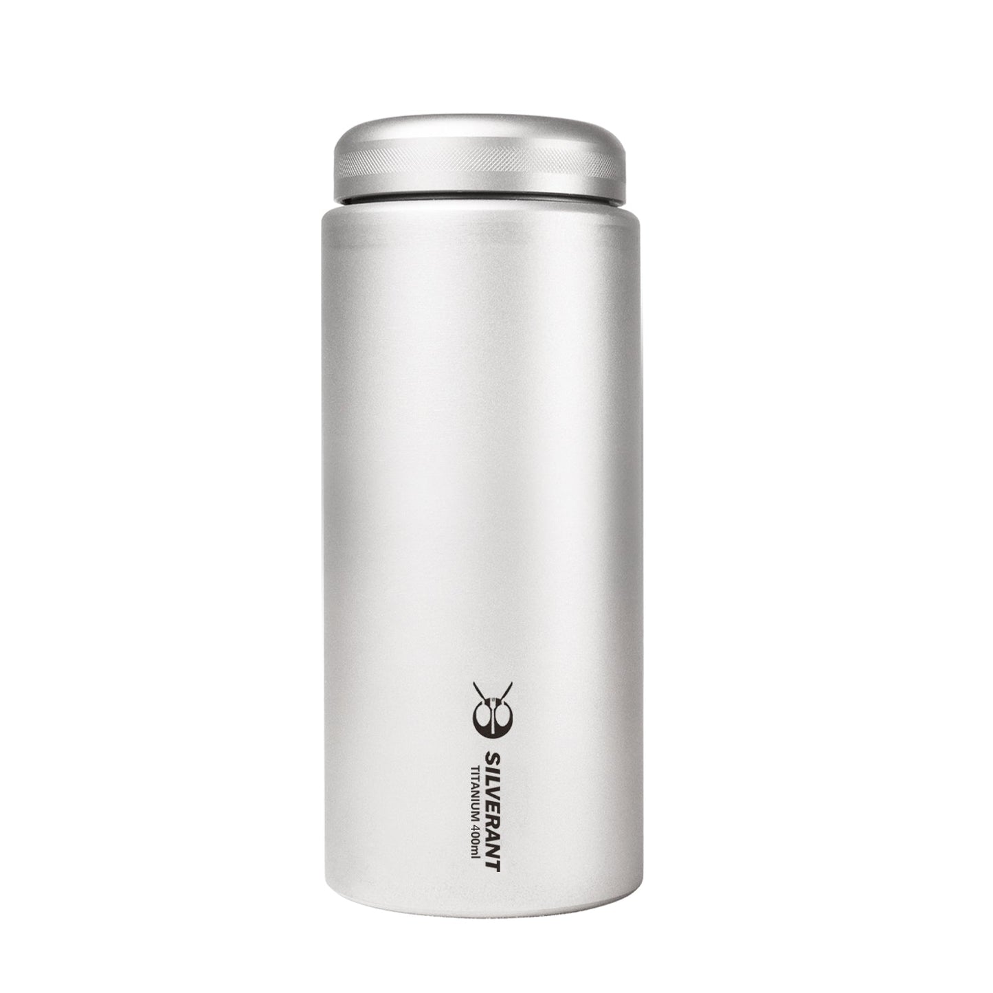
                  
                    Titanium Water Bottle 400ml/14 fl oz - SilverAnt Outdoors
                  
                