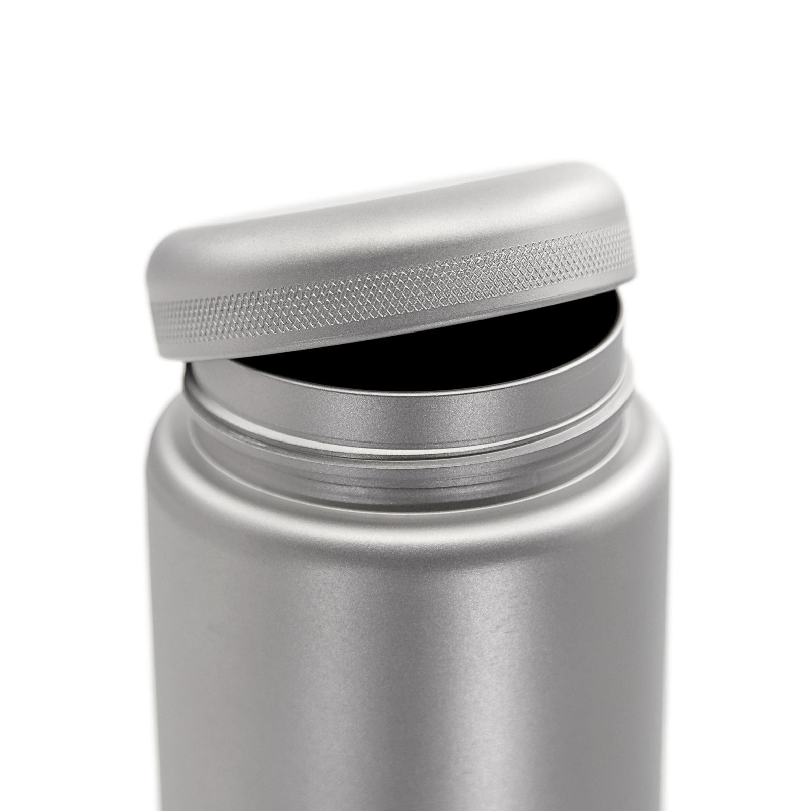 Titanium Water Bottle Wide Mouth Screw Top | SilverAnt