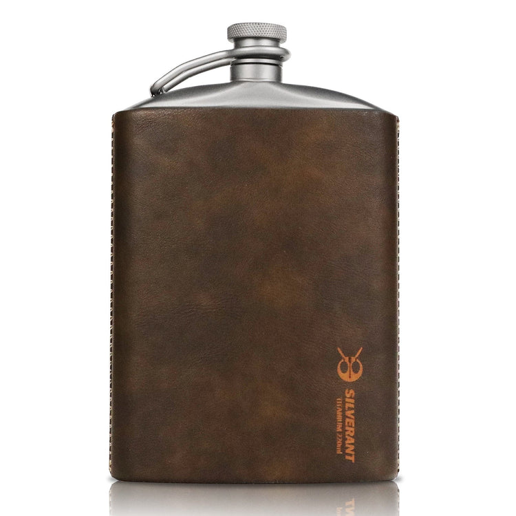 
                  
                    Titanium Hip Flask & Funnel - 220ml/7.74 fl oz - SilverAnt Outdoors
                  
                